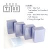 CARD TITAN PRO 3" x 4" Standard 35pt Toploaders and Soft Sleeves - Premium Quality Ultra Clear Card Sleeves - Top Loaders for Cards and Penny Sleeves for Trading Cards - Baseball Card Sleeves (100ct)