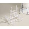 Artliving Two Part Adjustable Clear Acrylic Plastic Display Stand Easel (Set of 5)