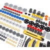 SEEMY 233PCS Gear Set for Technic Series Parts Compatible with Lego Technic Parts, DIY Gears Assortment Pack(Liftarm, Pins, Axles, Connectors) for Technic Building Blocks Set (Gear Set)