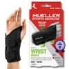 Mueller Sports Medicine Green Fitted Wrist Brace, For Men and Women, Right Hand, Black, Small/Medium