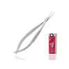 Cuticle Scissors Extra Fine Curved Eyebrow Scissors, Professional Ultra Sharp Precise Pointed Tip Cuticle Trimmer Cutter for Hang Nails, Eyelash, Eyebrow, Dry Skin - Manicure Scissors