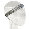 1920s Flapper Headband - Great Gatsby Black Headpiece with Silver Sequins - Affordable Halloween Women's Costume Accessories