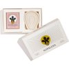 Nopalera Bar Soap & Dish Gift Set - Flor de Mayo, Natural Body and Face Cleanser, Moisturizing and Exfoliating, Soft Skin Care Made With Clean, Vegan Ingredients, 4 oz