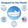 VitalSleep Anti-Snoring Mouthpiece, Comfortable & Adjustable Fit Snore Guard, Stops Snoring for Restful Sleep, USA Made, BPA Free & FDA Cleared Anti-Snore Device – Women's Size