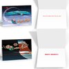 Stonehouse Collection Airplane Christmas Card Variety Pack 24 Cards & Envelopes | USA Made | Funny Airplane Christmas Cards
