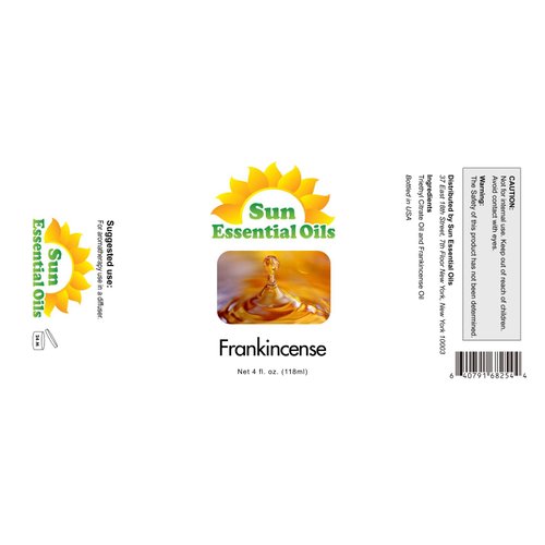 Sun Essential Oils 4oz - Frankincense Essential Oil - 4 Fluid Ounces - Frankincense Oil Essential - Bulk Frankincense Oil - Aromatherapy Oils - Frankincense Aromatherapy Oil