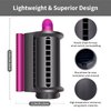 Esctabalt Hair Dryer Attachment, Anti-Flight Flyaway Compatible with Dyson Airwrap Styler HS01 HS05, Ionic Technology, Fast Drying, Fuchsia, Plastic, Heat Resistant, 2 Settings