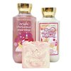 Bath & Body Works Bright Christmas Morning 2 Piece Gift Set - Shower Gel and Body Lotion - with a Himalayan Salts Springs Bar Soap - Full Size