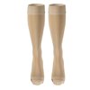 Truform 20-30 mmHg Compression Stockings for Men and Women, Knee High Length, Dot Top, Closed Toe, Beige, Small