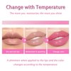 Hydrating Lip Glow Oil for Women,Transparent Clear Lip Gloss for Girls Color changing Plumping Lip Oil Moisturizing Tinted Lip Balm for Lip Care (Crystal, 1 pcs)