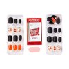 KISS imPRESS Limited Edition Halloween Press-On Nails, Glow-In-The-Dark, PureFit Technology, ‘Hey boo-tiful’, with Prep Pad, Mini File, Cuticle Stick, & 30 Fake Nails