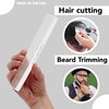 Allegro Combs 420 Cutting Combs Hair Stylist Barbers Combs Beard Comb Mustache Mens Women Toddler Boys Braiding Hair Parting USA 6 Piece (White)