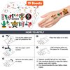 Mexico Independence Temporary Tattoos Viva Mexican Party Decorations Favors Supplies Mexican Themed Cute Stickers 10 Sheets 100 PCS Gifts for Baby Girls Boys Class School Carnival