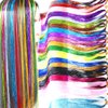 Hair Tinsel Kit 12 Colors 2400 Strands Tinsel Hair Extensions for Women Hair Extension Tinsel Kit Heat Resistant Glitter Fairy Hair Accessories for Christmas