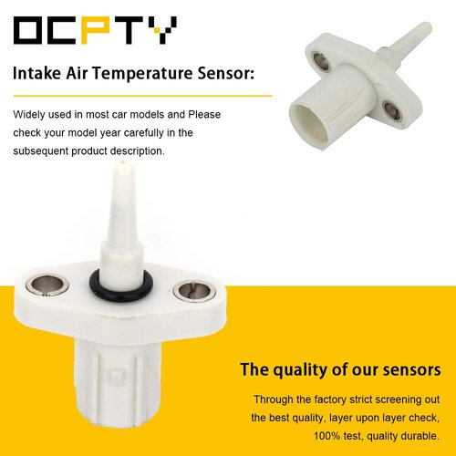 OCPTY Intake Air Temperature Sensor Fit for 1990-1993 for Acura Integra, 1988-1993 for Honda Accord, 1988-1995 for Honda Civic, 1988-1991 for Honda CRX, 1988-2001 for Honda Prelude IAT Sensor