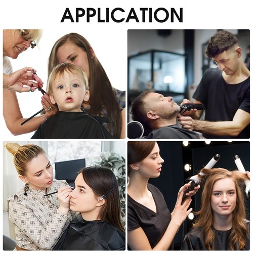 Waterproof Hair Dye Cape Short Barber Cape Waterproof Salon Hair Cutting Cape Makeup Apron for Hair Color, Bleach, Shampoo