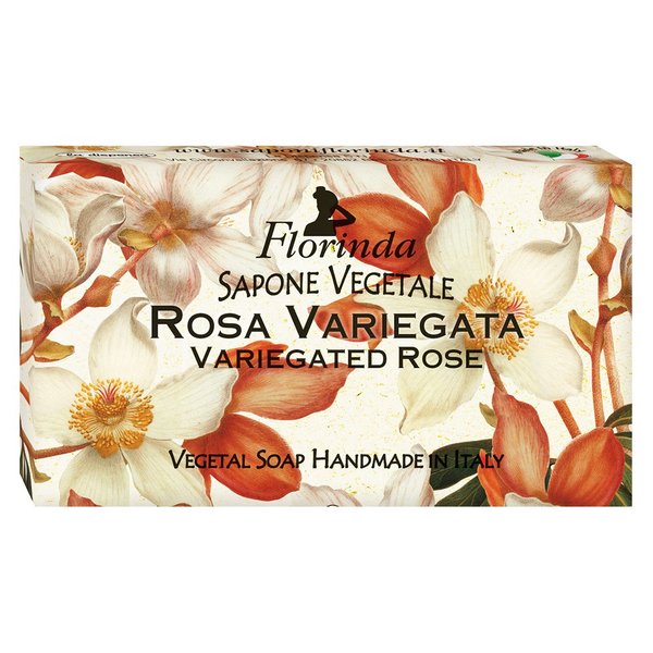 Florinda Autumn Air Variegated Rose Vegetal Soap Bar 100 G 3.5 Oz