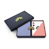 Copag Export Design 100% Plastic Playing Cards, Poker Size (Standard) Jumbo Index Red/Blue Double Deck Set