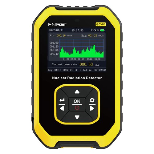 Geiger Counter Nuclear Radiation Detector - FNIRSI Radiation Dosimeter with LCD Display, Portable...