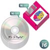 90's Party Supplies - Floppy Disk Napkins and CD Paper Plates (Serves 16) - I Love The 1990's Throwback Decades Celebration Tableware