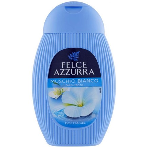 Felce Azzurra Shower Gel Muschio Bianco 250ml / 8.45fl.oz, Pack of 2
