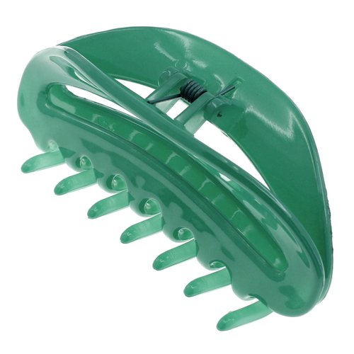 Camila Paris CP2581 French Hair Clip for Women, Green, Girls Hair Claw Clip Jaw Fashion Durable and Styling Hair Accessories for Women, Luxury Ladies Strong Hold No Slip Grip Clamp, Made in France