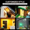 Rorliny LED Light Kit for Lego City Family House and Electric Car 60398 Building Set, Creative Lighting kit Compatible with Lego 60398 (Lights Only, No Lego Set)