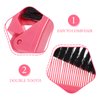 Healeved 2PCS Folding Hair Combs Travel Comb Brush Comb Double Headed Foldable Hair Brush Compact Pocket Hair Comb Folding Hair Brush Folding Comb for Women,Men