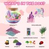 FURUDONGHAI Unicorn Terrarium Crafts Kit, DIY Unicorn Toys Kit for Kids Girls, Unicorn Arts and Craft, LED Night Light Christmas Gifts Birthday Gift for Girls (Unicorn)