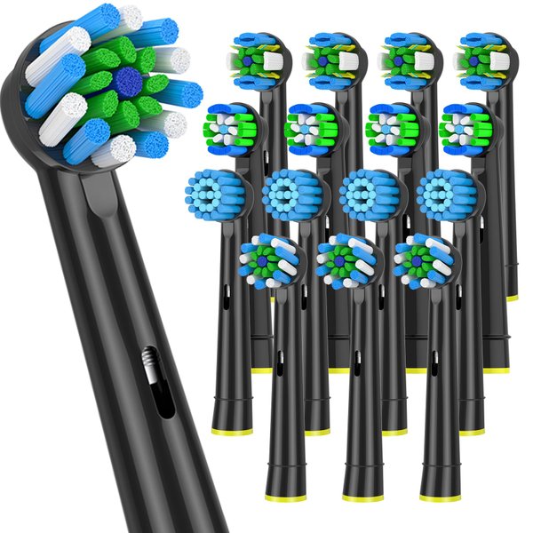 AOBAMA Replacement Toothbrush Heads Fits Oral B Brush for Replacement Brush Head Clean Heads for Oral B Pro1000/1500/Pro300