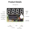 MiOYOOW 4-Digit Digital Clock Kits with PCB, DIY Alarm Clock Soldering Project Kit for Learning Electronics Soldering Practice with English Instructions