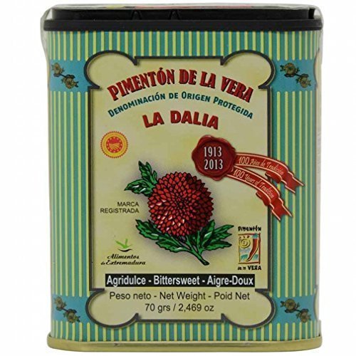 NEW La Dalia Bittersweet Smoked Paprika,Pimenton de la Vera from Spain, Bundle - 2 pcs. x 2.5 oz BUY 2 and SAVE