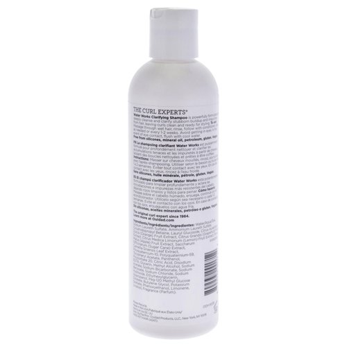 Ouidad Water Works Curly Hair Shampoo, Clarifying Shampoo for Build Up, Removes Impurities, Maintains Curls' Natural Moisture, For All Curl Types