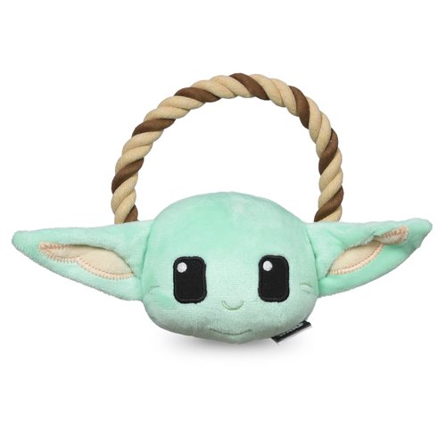 Star Wars for Pets GROGU Rope Ring with Plush Head Dog Toy | GROGU Chew Toy for Dogs | The Mandalorian Dog Toys, Dog Tug Toys, Tug of War Dog Chew Toys, 7 Inch (FF19276)