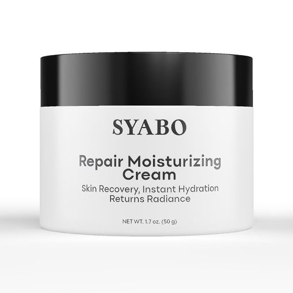 SYABO Repair Face Moisturizer, Daily Anti Aging Face Cream, Fragrance Free Skin Barrier Repair Face Moisturizer, Reduce Deep Wrinkles and Boost Skin for All Skin Types, 1.7 FL OZ