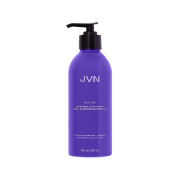 JVN Nurture Hydrating Conditioner, Moisturizing Conditioner for All Hair Types, Detangles & Softens Hair, Made with Clean Hemisqualane (10 Fl Oz)