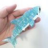 Whale Shark Hair Clip,Cellulose Acetate Hair Clips,Big Claw Clips for Women,Hair Accessories,Cyan