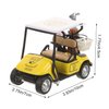 Kisangel Golf Cart Model Golf Cart Cake Topper Golf Cart Toy Decorations Die-cast Model Toys Diecast Golf Carts Toy Golfing Themed Party Decor Bedroom Golf Cart Decor Alloy Metal Mini Car