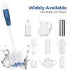 Amazer Bottle Brush Cleaner, Long Flexible Handle Bottle Brush Scrub for Water Bottles, Glasswares, Tumblers, Travel Coffee Mugs, 2 Pack