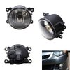iJDMTOY Pair Clear Lens Fog Light Lamp Assemblies w/ 55W H11 Halogen Bulbs Compatible with Acura Honda Ford Suzuki etc