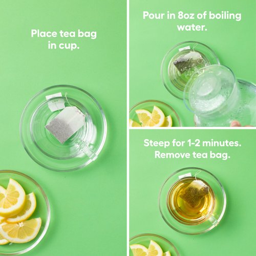 Newman's Own Organic Ginger Green Tea Green Tea with 20 Individually Wrapped Tea Bags Per Box (Pack of 6) USDA Certified Contains Caffeine Brew Hot