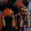 JCFIRE Glow Halloween Party Supplies, Halloween Temporary Tattoos for Kids Party Favors, Halloween Birthday Party Decorations Activities Games Accessories, Halloween Goodie Bags Fillers