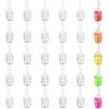 DEAYOU 30 Pack Empty Lip Gloss, Clear Lipstick Brush Bottles for Makeup, 0.2OZ/ 6ml