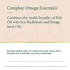 Natura Health Products Complete Omega Essentials Supplement - Balanced Blend of Omega 3, 6, 7, & 9 Fatty Acids - Featuring Fish Oil Concentrate, Borage Seed Oil, Sea Buckthorn Berry (120 softgels)