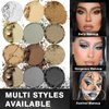 Grey brown Eyeshadow Makeup Palette Neutral ,12 Color Matte Shimmer Natural Nude Naked Smoky Eye Shadow Palettes with Mirro,Long Lasting Waterproof Smooth Eye Shade Daily,Talc Free For Sensitive Skin
