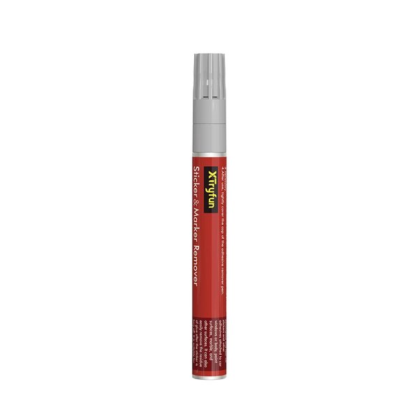 XTryfun Adhesive Remover, Multi-Surface Safe Sticker Marker Remover Pen, Rapid Safely Removes Stickers, Glue, Decals, Label, Tape, Sticky Residues and More from Car Furniture Tile Wood Floor and More