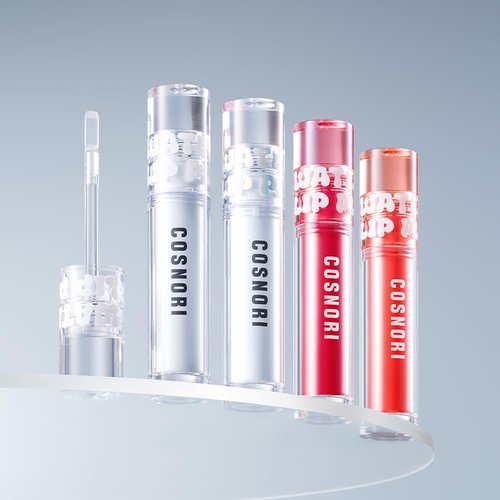 COSNORI Water-full Lip Plumper - Lip volumizing effect, Plump & moist texture, Hydrated lips, Vegan (Basic 01 Clear)