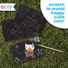 Ooly Mini Scratch & Scribble Art Kit: Cutie Cats