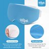Hilph Microwave Warm Eye Mask for Dry Eyes, Heated Eye Mask Moist Heat Warm Eye Compress for Blepharitis, Styes, Tired Itchy Eyes, Eye Strain, Fatigue Eye Treatment (Blue)