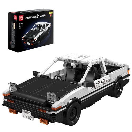 Mould King AE86 Trueno Initial D Car Pull Back Car Building Sets, Race Car Building Blocks 15064 Model Car Kits Speed Champion Building Toys Classic Car Building Kits for Adults Kids 8+(790PCS)